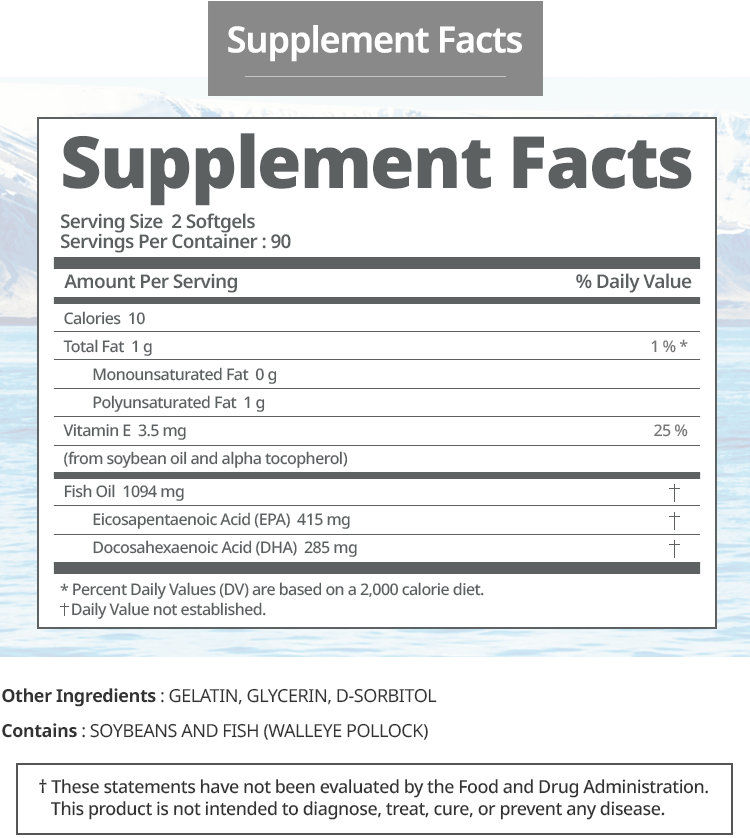 Alaska E-Omega 3