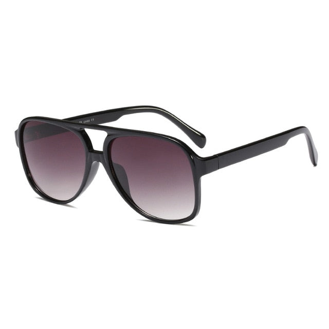 SIMPRECT Retro Oversized Sunglasses Women Fashion Gradient UV400 2021